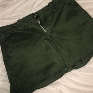 American Eagle Olive Shorts